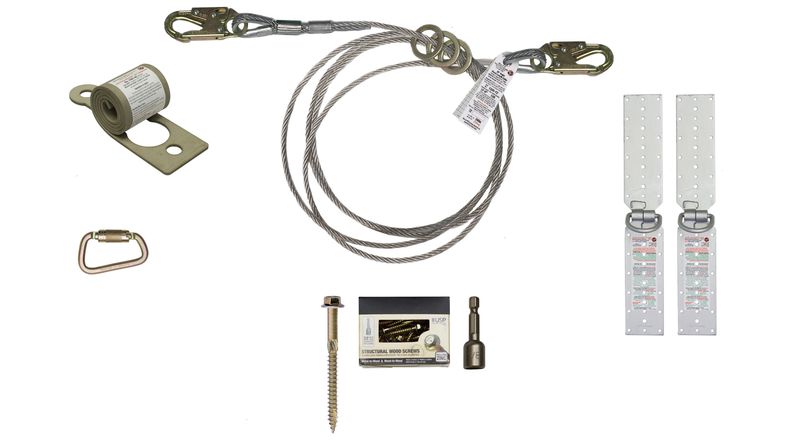 20' Horizontal Lifeline Kit