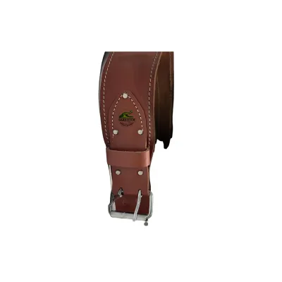 Heavy Duty Leather Work Belt – 2-Prong Buckle