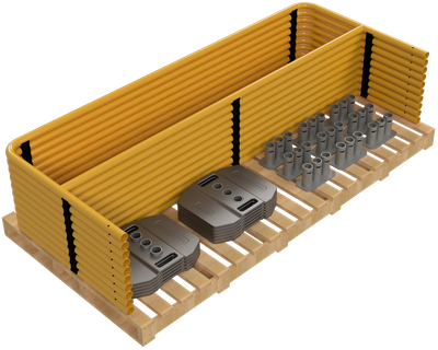 Non-Penetrating Guardrail System 80ft Kit