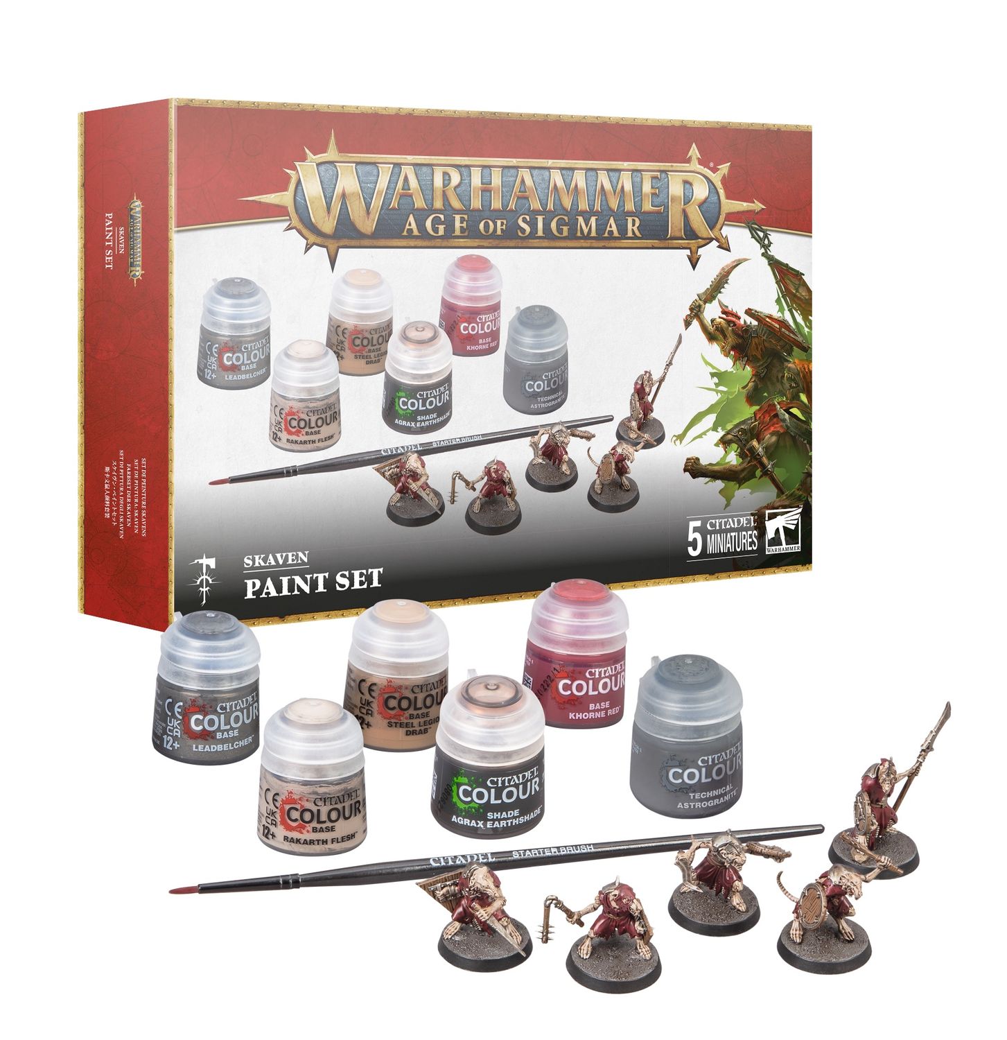 60-09 AOS: Skaven Paint Set