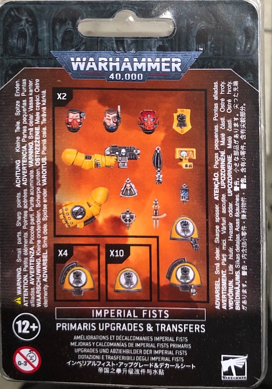 55-26 Imperial Fists Primaris Upgrades &amp; Transfers