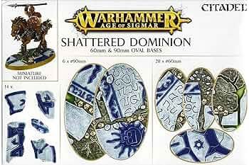 66-98 AOS: Sha. Dom: 60 &amp; 90mm Oval Bases