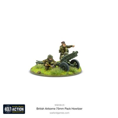 British Para 75mm Pack Howitzer &amp; Crew