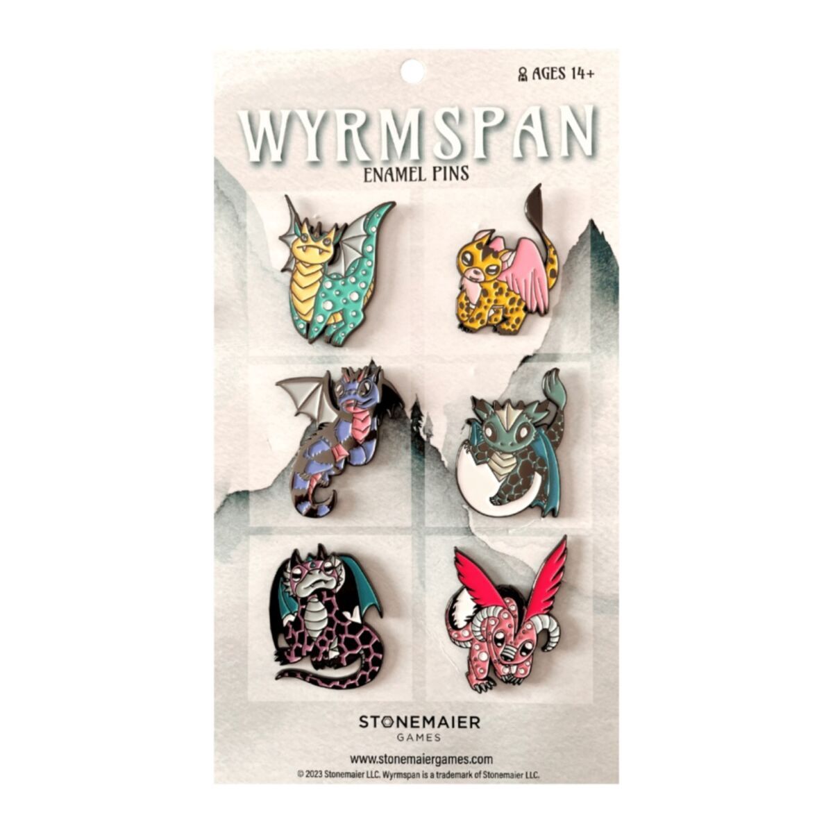 BG Wyrmspan: Enamel Pins