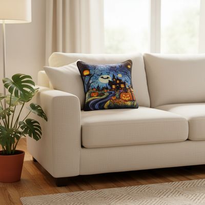 Autumn Haunt Quilted Pillow Case