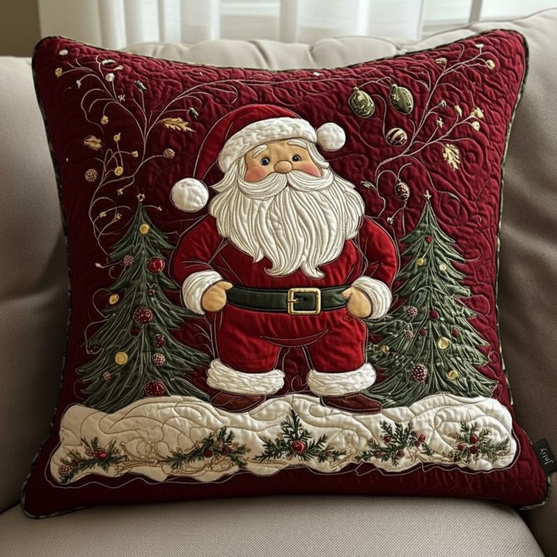 Santa Workshop Wonder Quilted Pillow Case