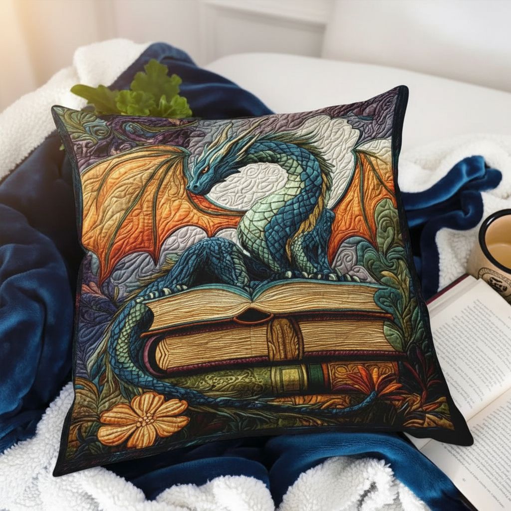 Twilight Guardian Quilted Pillow Case