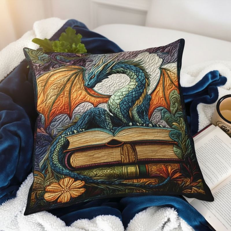 Twilight Guardian Quilted Pillow Case