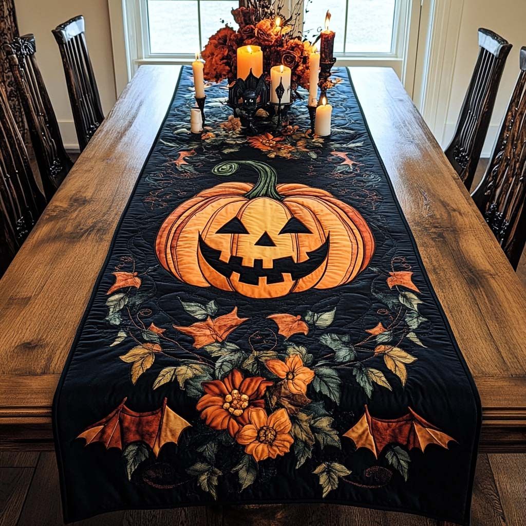 Halloween Quilted Table Runner