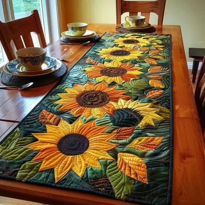 Desert Bloom Quilted Table Runner