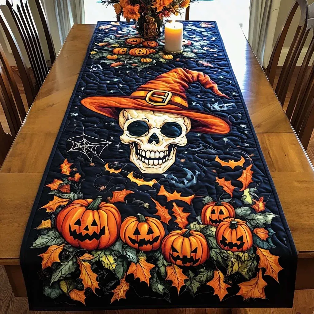 Witch Grin Quilted Table Runner