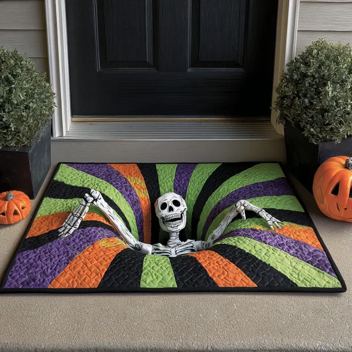 Candy Corn Abyss Doormat