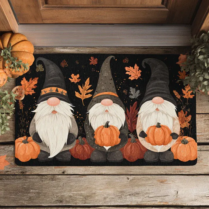 Pumpkin Guardians Doormat