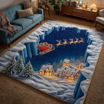Santa Journey Area Rug