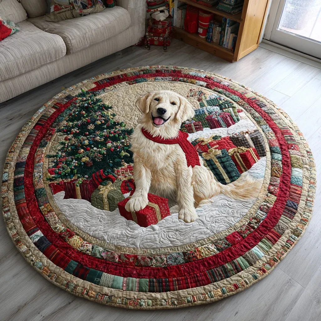 Sunny Retriever 3-Piece Quilted Bedding Set