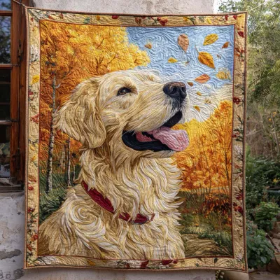 Autumn Breeze Quilted Blanket