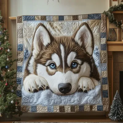 Husky Cloud Quilted Blanket