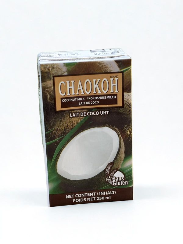 Lait de coco sans gluten