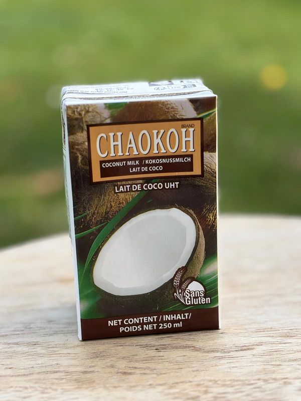 Lait de coco sans gluten