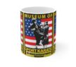 Sport Karate Mug — "Museum of Sport Karate" American Flag Design, 11oz