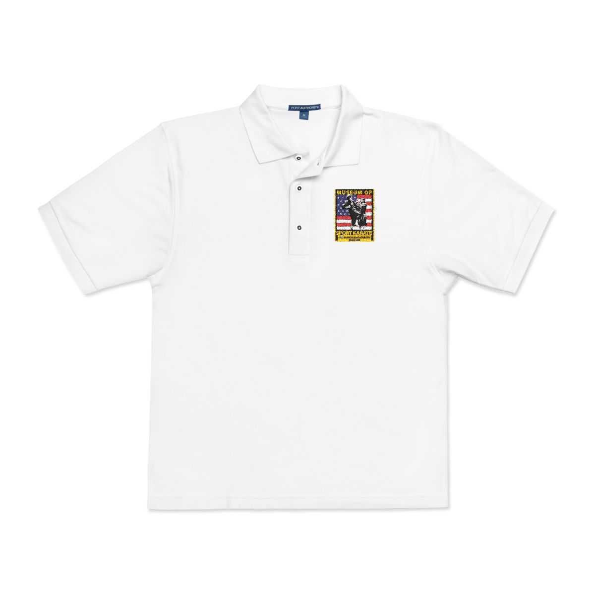 Embroidered American Flag Polo — Patriotic Golf &amp; Casual Shirt