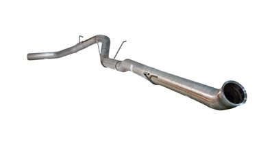 4" Stainless Down Pipe Back Exhaust – No Muffler – Ram 6.7L Cummins (MEL412029-SS890NM)