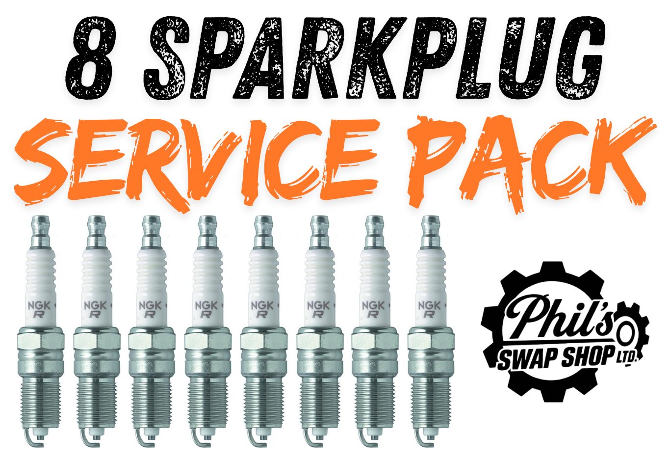 NGK BR7EF 3346 Service Pack 8 PLUGS