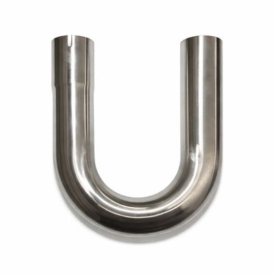 2.5 Inch 304 Stainless Steel Exhaust 180° U-Bend
