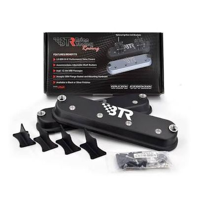 LS VALVE COVER ASSEMBLY BLACK WITH COIL MOUNT