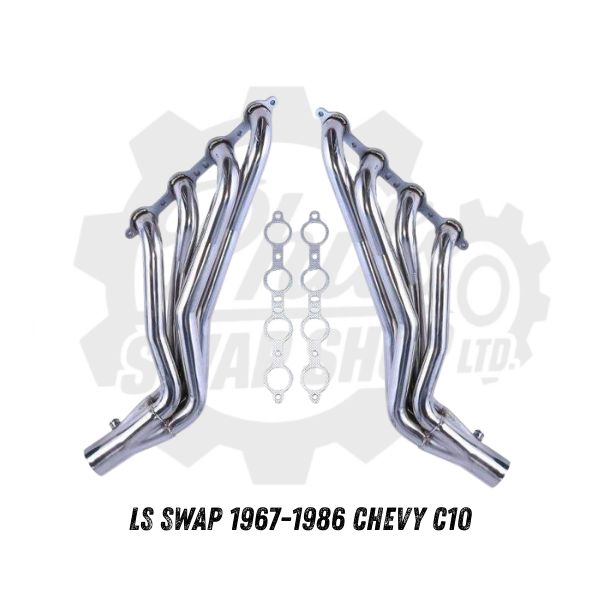 LS Swap Long Tube Headers T304 1967-1986 Chevy C10 Truck 1-7/8''
