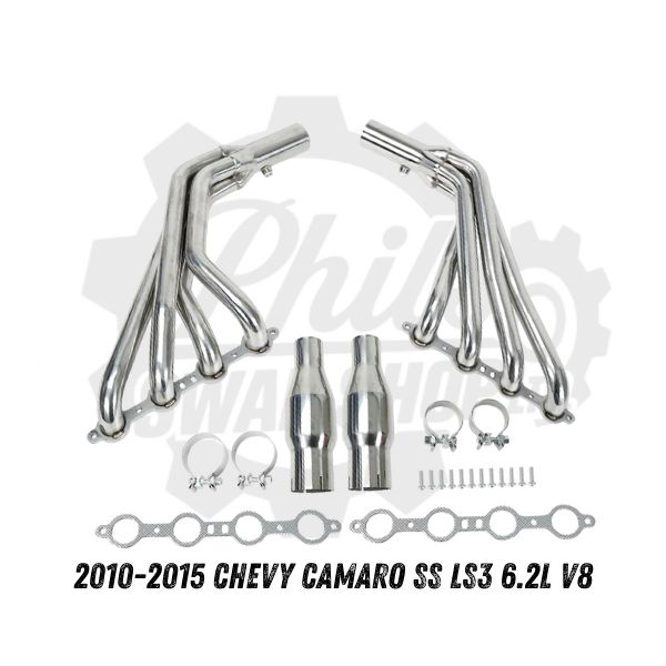 Long Tube Header Exhaust Manifold 2010-2015 Chevy Camaro SS LS3 6.2L V8