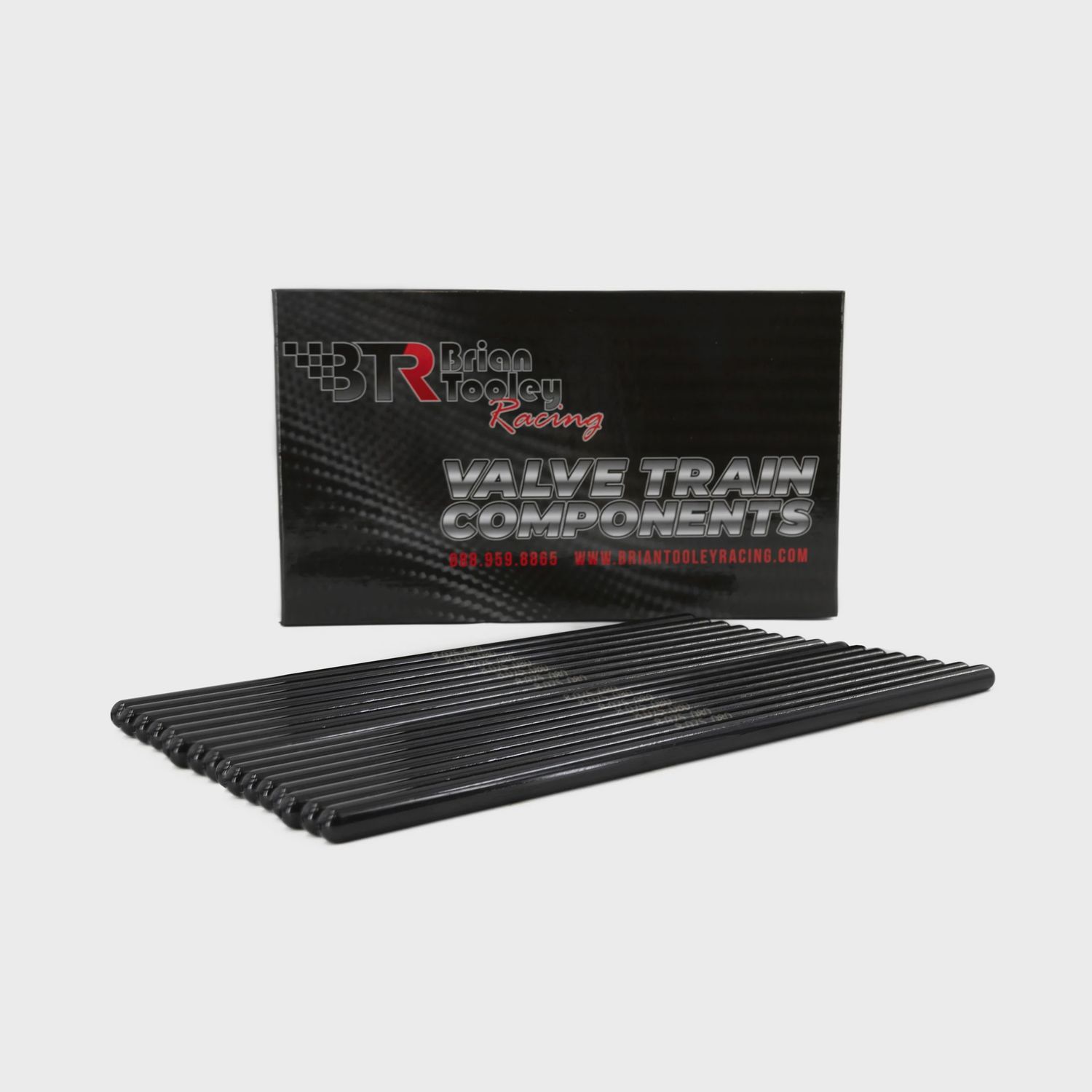 BTR CHROMOLY ONE PIECE PUSHRODS - 7.400 LONG - 5/16 DIAMETER - SET OF 16