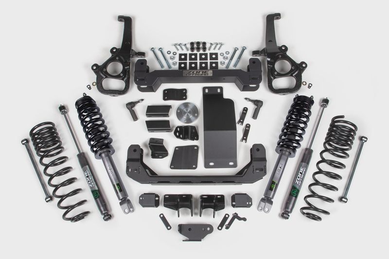 6 Inch Lift Kit | Ram 1500 (25-26) 4WD (Large Bore) 5 Rear Lift Coil Spring - Nitro Loaded Struts