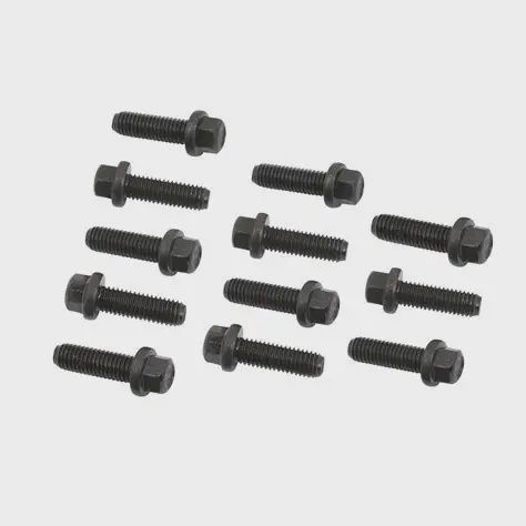 GM LS or LT Series Engines Header Bolts - M8-1.25 25mm Hex Head - Black Oxide