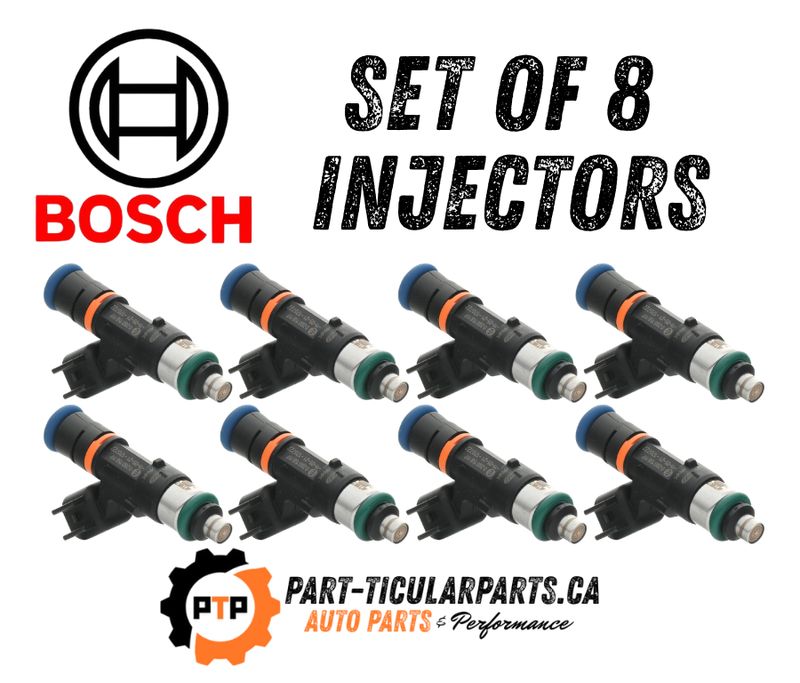 Bosch 57Lb/hr Fuel Injector Set of 8