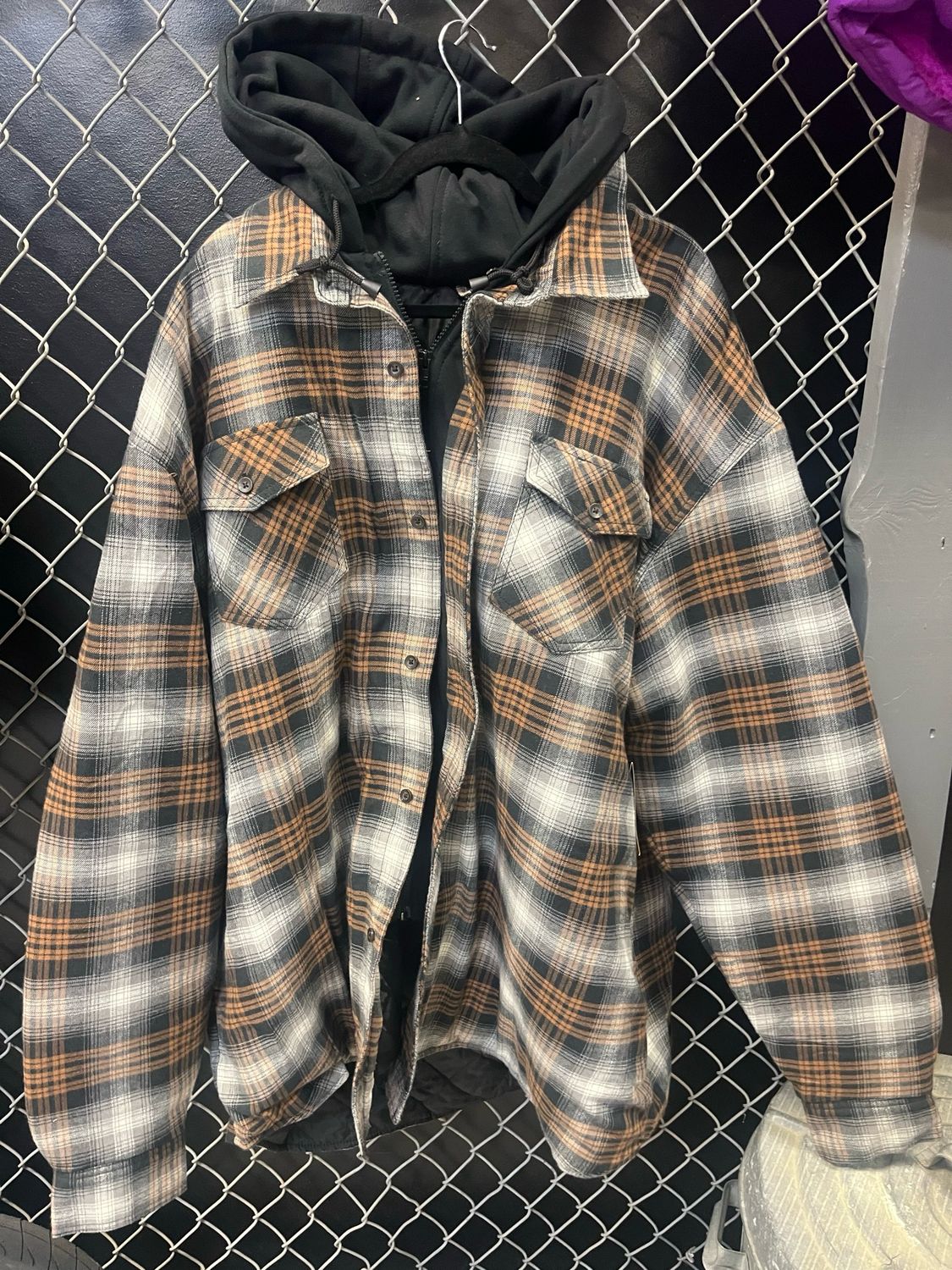 Dakota WorkPro Series Quilted Hooded Flannel Jacket – Brown Plaid