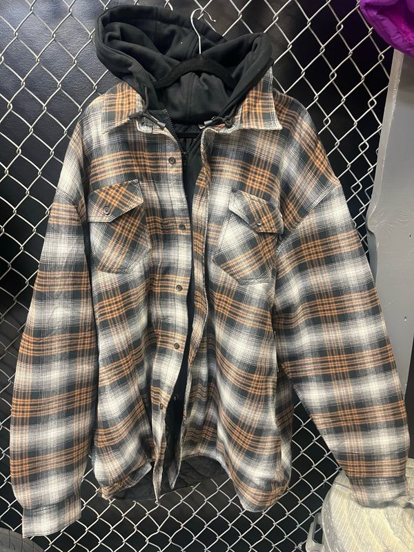 Dakota WorkPro Series Quilted Hooded Flannel Jacket – Brown Plaid