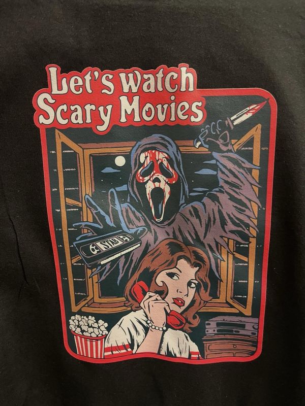 Let’s Watch Scary Movies Tee