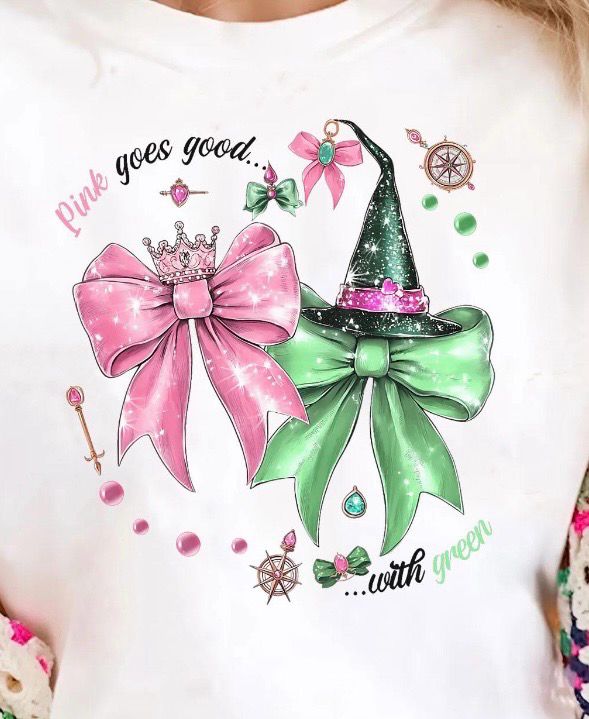 Pink Goes Good With Green Tee