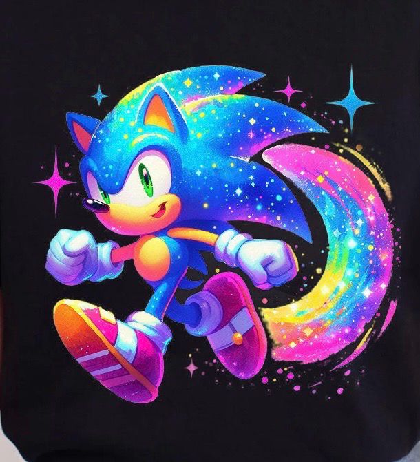 Galaxy Sonic Tee 💫💙⚡