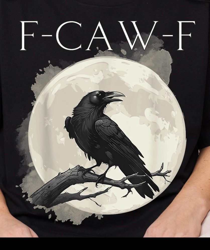 F-CAW-F Raven Tee 🖤🌕🐦‍⬛