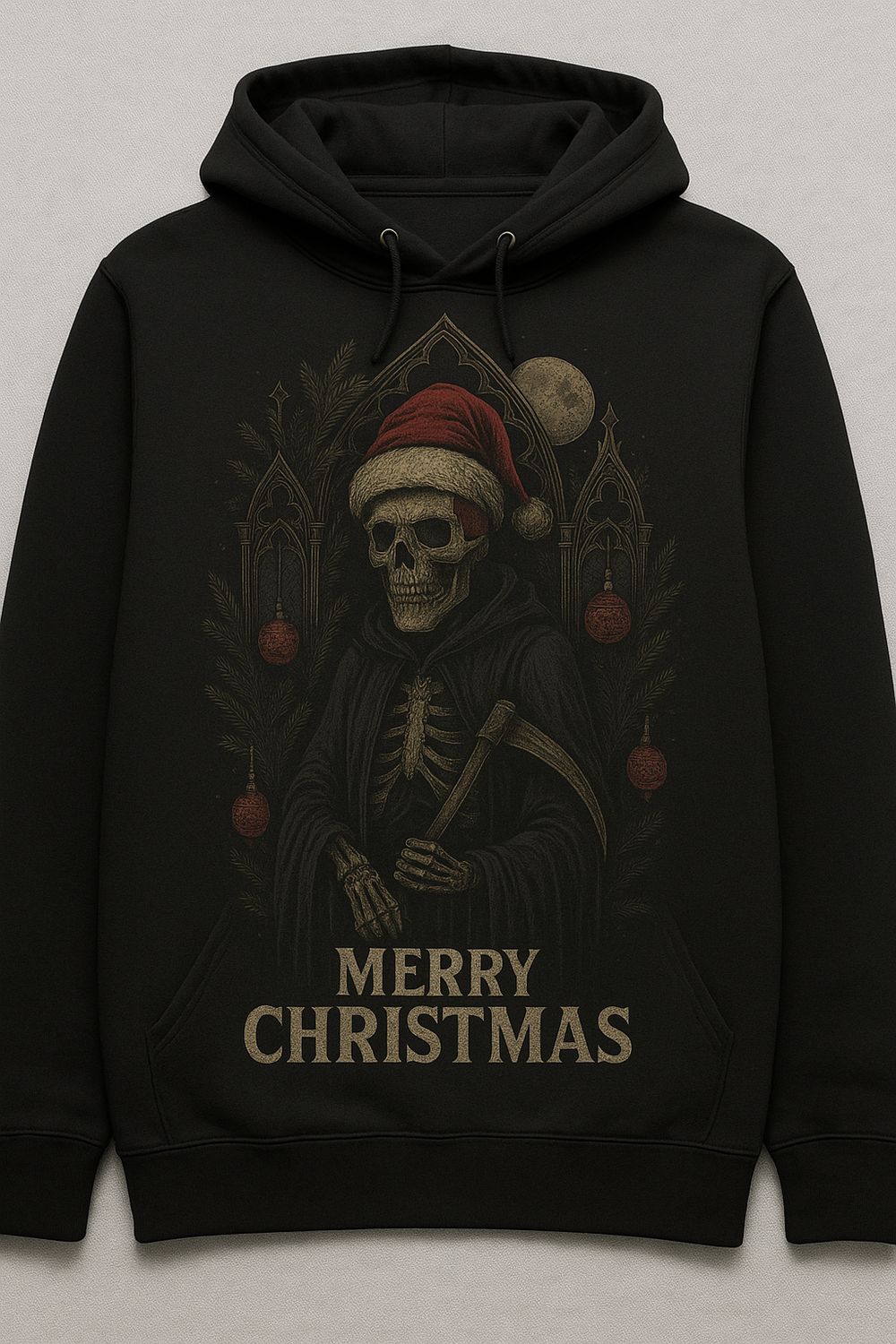 Merry Christmas Grim Hoodie