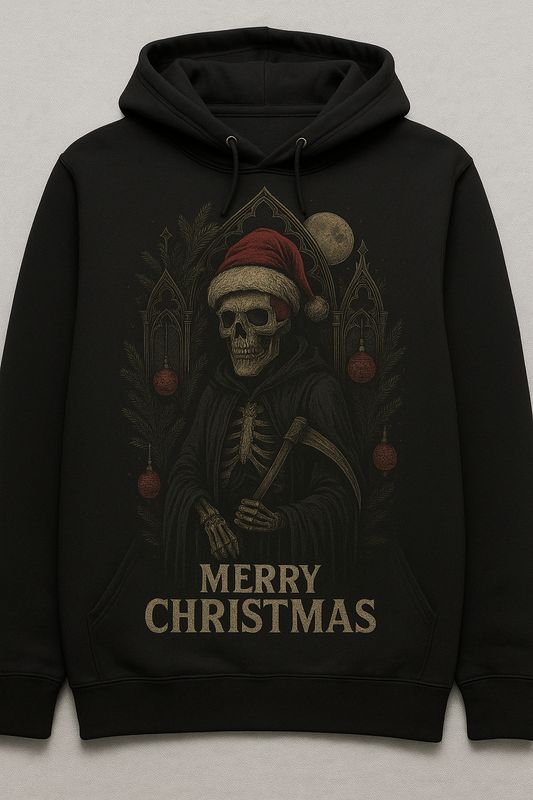 Merry Christmas Grim Hoodie