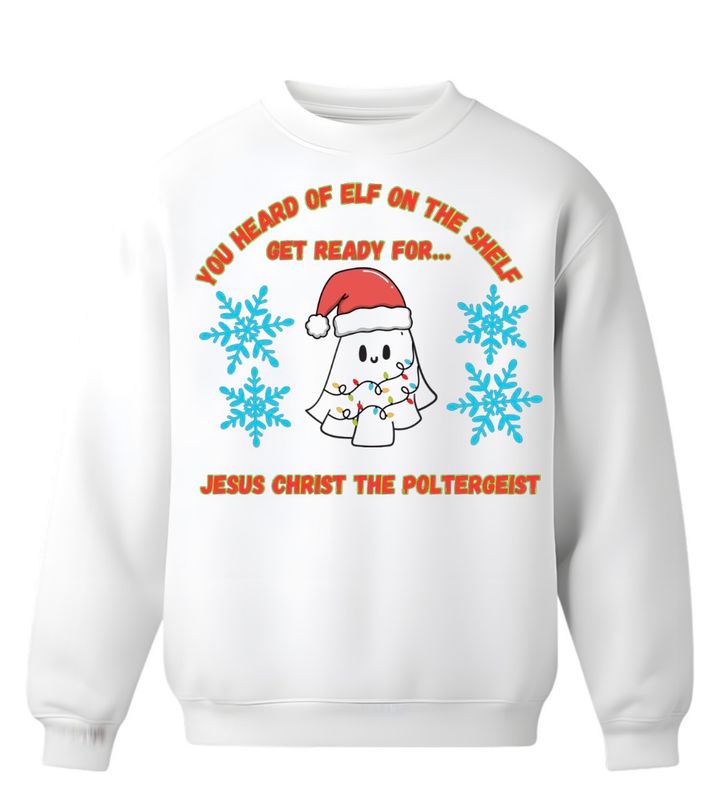 Jesus Christ the Poltergeist Sweater