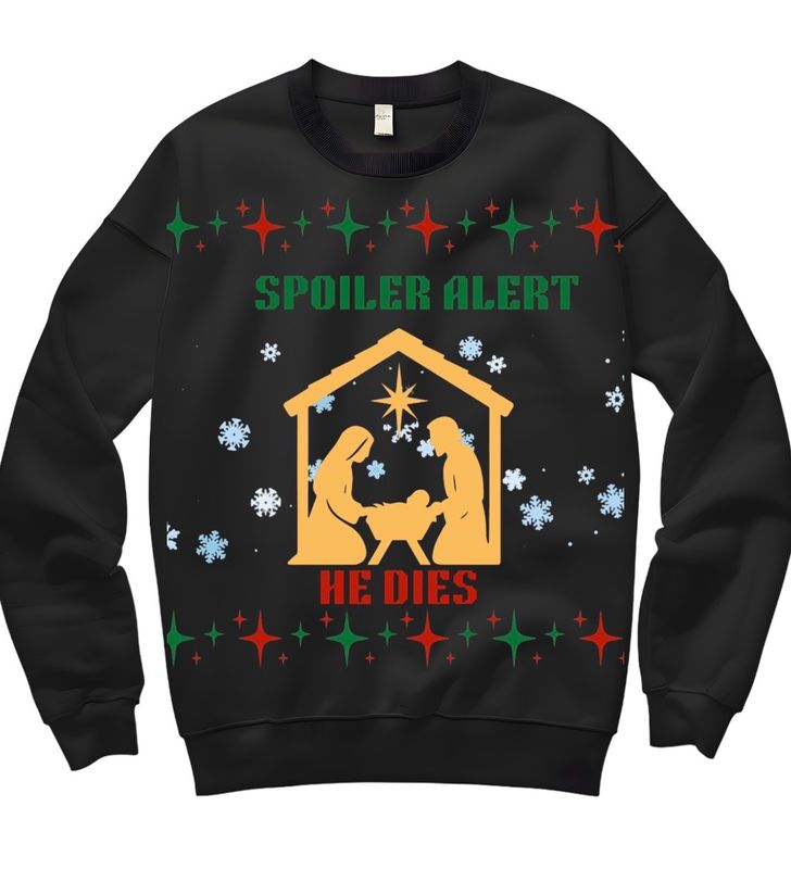 Spoiler Alert – He Dies Sweater
