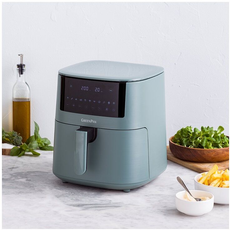 GreenPan Bistro 7.2L Airfryer CC009006-001 Smokey Sky Blue