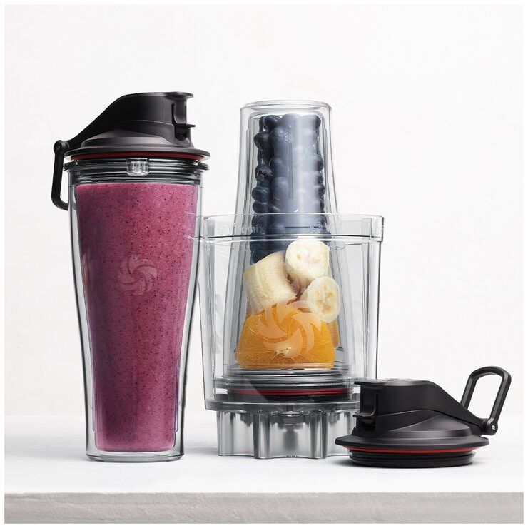 Vitamix Explorian E320 Personal Travel Cups and Adapter Set V072493