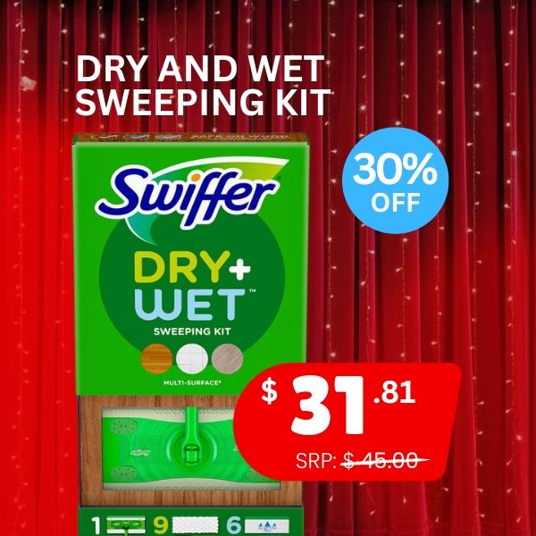 Swiffer Dry And Wet Sweeping Kit 16 Pack