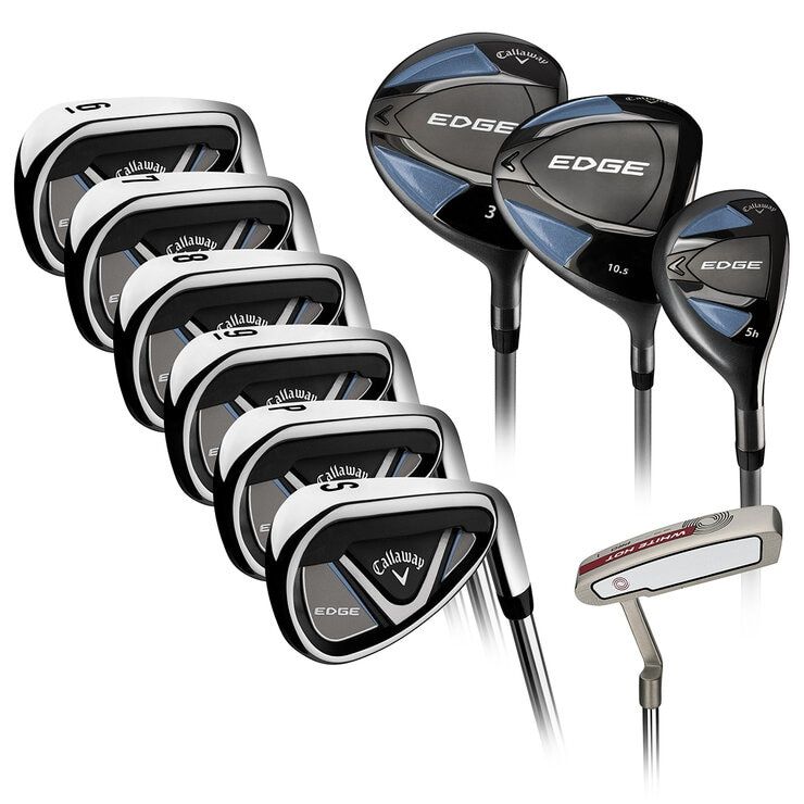 Callaway Edge Men&#39;s 10 Piece Right Handed Stiff Flex Golf Club Set
