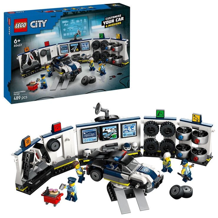 LEGO City Custom Police Car Garage 60457